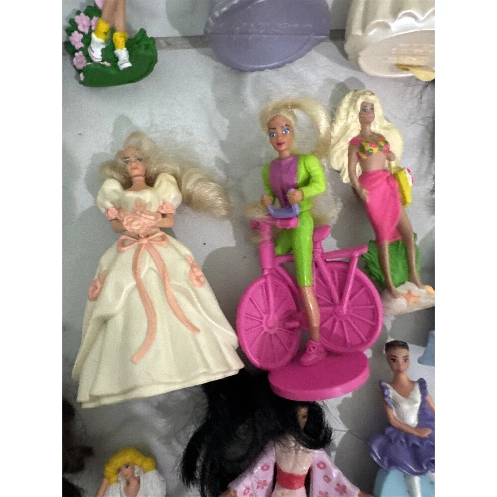 Vintage McDonalds Happy Meal Barbie Toy Lot 90s Mattel Figures Pieces 43 Pieces